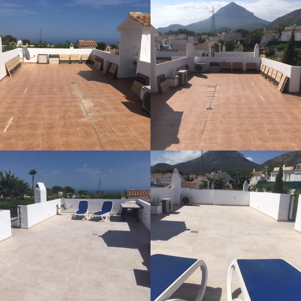 Solarium retile project in Albir