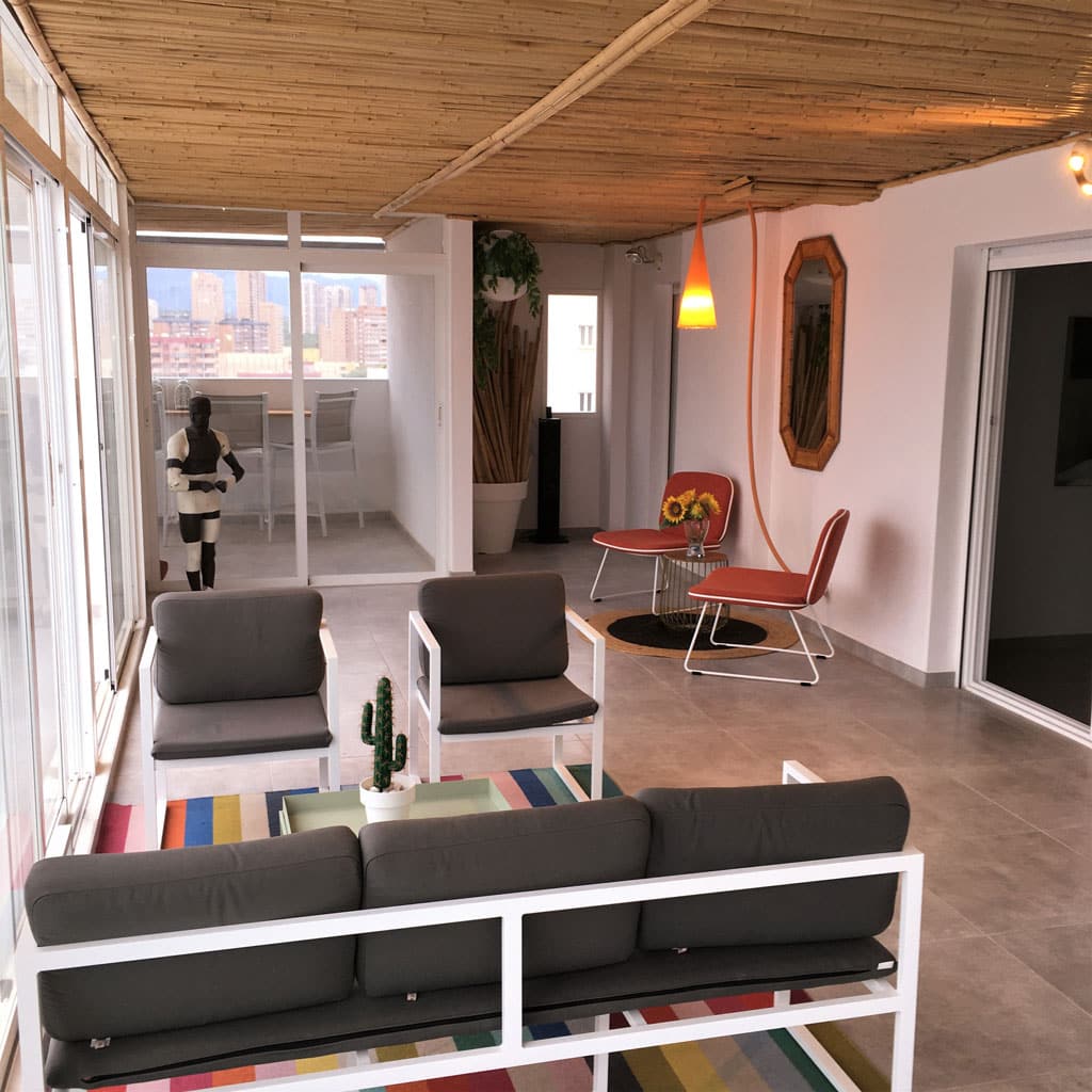 Coastal terrace renovation in Albir